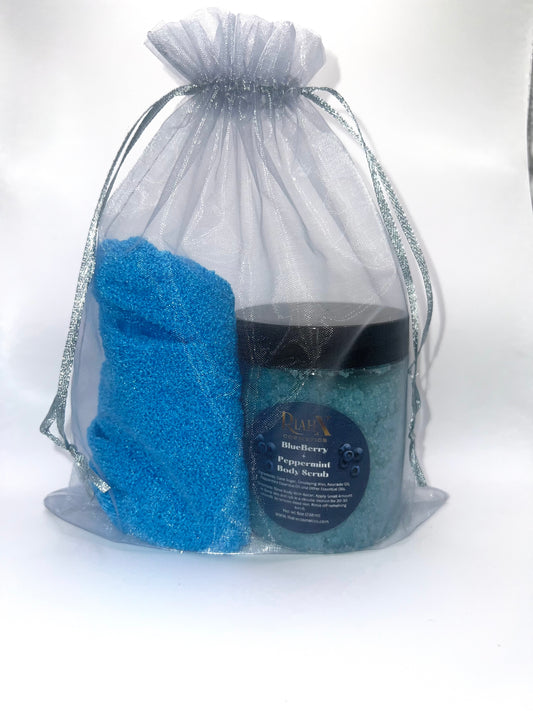 Body Scrub Kit (BlueBerry Peppermint)