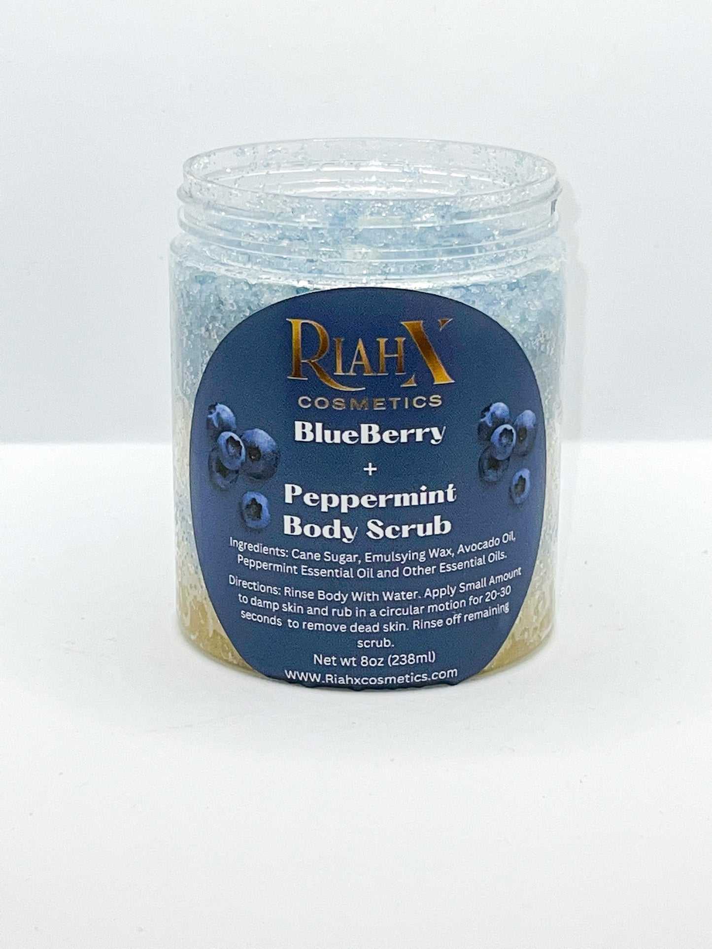 Blueberry + Peppermint Body Scrub